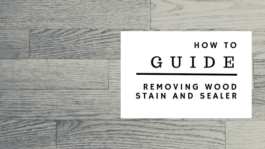 Wood Stain Removal