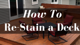 How to Re-Stain a Deck a Different Color