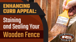 Staining and Sealing Your Wood Fence